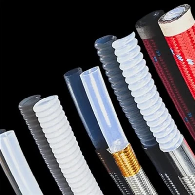 Manguera trenzada de acero inoxidable con revestimiento de PTFE enrollado